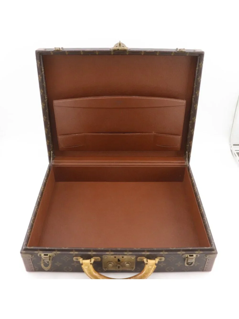 Louis Vuitton President Monogram Canvas Brown Trunk